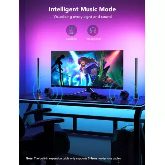 Panouri LED WiFi inteligente Govee pentru gaming + controler dual inteligent