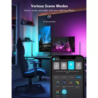 Panouri LED WiFi inteligente Govee pentru gaming + controler dual inteligent