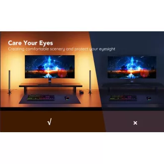 Panouri LED WiFi inteligente Govee pentru gaming + controler dual inteligent