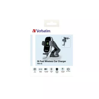 VERBATIM Încărcător rapid fără fir Qi 15W FWC-02 VERBATIM Încărcător rapid fără fir Qi 15W FWC-02