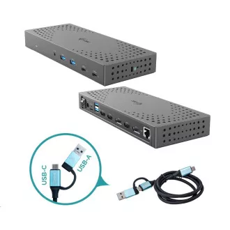 i-tec USB 3.0 / USB-C / Thunderbolt, 3x 4K Docking Station Gen 2   PD 100W
