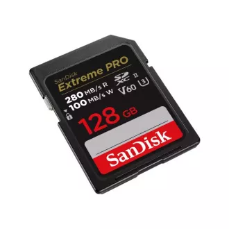 Card SanDisk SDXC 128GB Extreme PRO (280 MB/s Clasa 10, UHS-II V60)
