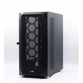 1stCOOL Wind Storm Black MiddleTower, AU, USB3.0, fără sursă de alimentare, negru