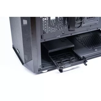 1stCOOL Wind Storm Black MiddleTower, AU, USB3.0, fără sursă de alimentare, negru