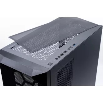 1stCOOL Wind Storm Black MiddleTower, AU, USB3.0, fără sursă de alimentare, negru