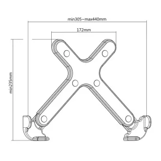 Suport pentru laptop M8C36 Fiber Mounts