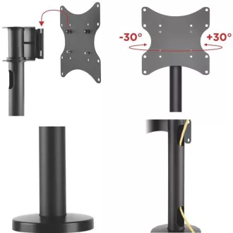 Suport TV de înaltă calitate 23-50", rotație laterală  /- 30°, înălțime 45cm, capacitate 50kg