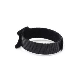 Curele Velcro C-Tech CABLEXPERT, 210 mm, negre, 100 buc per pachet