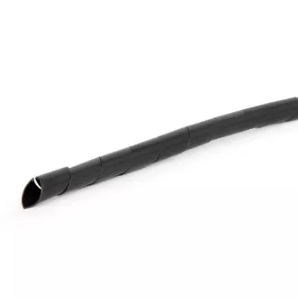 C-Tech CABLEXPERT spirală de tensionare a cablului, 12mm, 10 m, negru