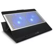 Placă de răcire pentru laptop CONNECT IT FrostBlast cu iluminare din spate albastră, NEGră