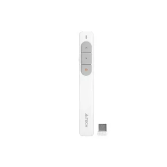 Prezentator și pointer laser wireless A4tech 2.4G, alb