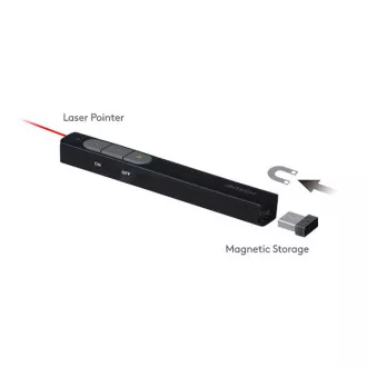 Prezentator și pointer laser wireless A4tech 2.4G, negru