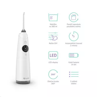 Duș oral TrueLife AquaFloss Compact C300 White Duș oral TrueLife AquaFloss Compact C300 White