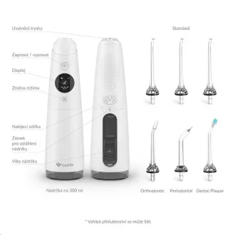 Duș oral TrueLife AquaFloss Compact C300 White Duș oral TrueLife AquaFloss Compact C300 White