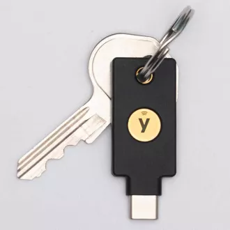 Cheia de securitate C NFC - USB-C, suportă autentificarea multifactorială (NFC), suport FIDO2 U2F, rezistent la apă Cheia de securitate C NFC - USB-C, suportă autentificarea multifactorială (NFC), suport FIDO2 U2F, rezistent la apă