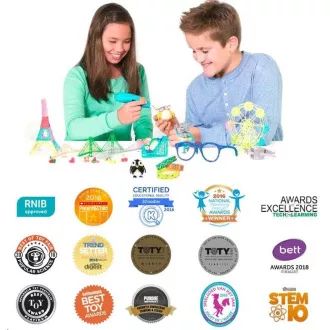 3Doodler 3D Pen Start  și 72 de rezerve   12 șabloane