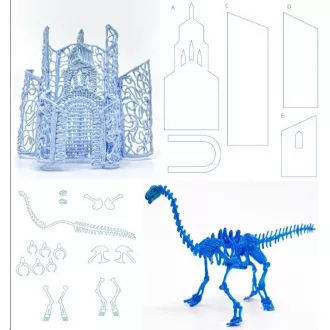 3Doodler 3D Pen Start  și 72 de rezerve   12 șabloane