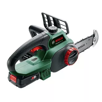 BOSCH UniversalChain 18, ferăstrău cu lanț fără fir, 18 V, bară de 20 cm, viteză de tăiere 4,5 m/s BOSCH UniversalChain 18, ferăstrău cu lanț fără fir, 18 V, bară de 20 cm, viteză de tăiere 4,5 m/s