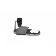 VERBATIM 3in1 Qi MFi Dual Wireless Charger pentru iPhone și Apple Watch WCS-03