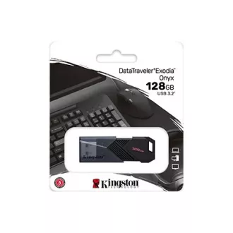 Unitate flash Kingston 128GB USB3.2 Gen 1 DataTraveler Exodia Onyx