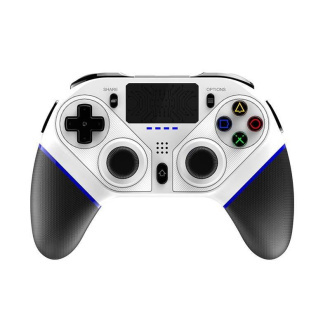 iPega Ninja PG-P4010B controler de joc cu touchpad pentru PS 4/PS 3/Android/iOS/Windows, alb