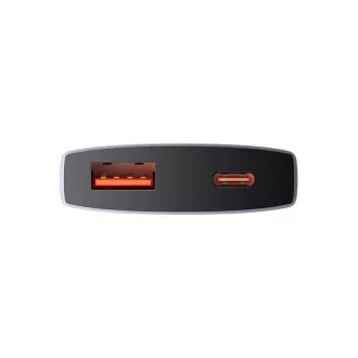 Adaptor de încărcare rapidă Baseus GAN5 Pro Ultrathin USB-C   USB-A 65W, gri