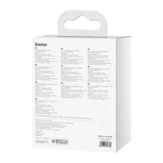 Adaptor de încărcare rapidă Baseus GAN5 Pro Ultrathin USB-C   USB-A 65W, gri