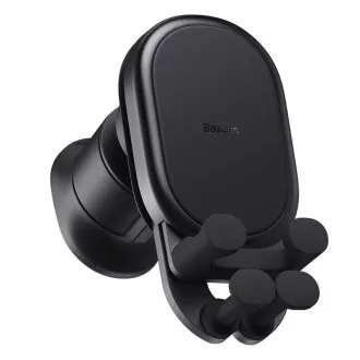 Baseus Stable Pro Car Holder (ventilație) cu încărcare wireless 15W, negru