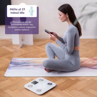 TrueLife FitScale W6 BT - Cantar bluetooth cu impedanta bioelectrica - alb TrueLife FitScale W6 BT - Cantar bluetooth cu impedanta bioelectrica - alb