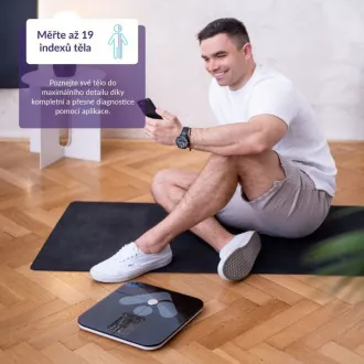 TrueLife FitScale W7 BT - Cântar bluetooth cu impedanță bioelectrică - negru TrueLife FitScale W7 BT - Cântar bluetooth cu impedanță bioelectrică - negru
