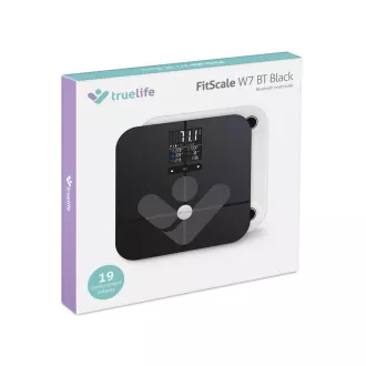 TrueLife FitScale W7 BT - Cântar bluetooth cu impedanță bioelectrică - negru TrueLife FitScale W7 BT - Cântar bluetooth cu impedanță bioelectrică - negru