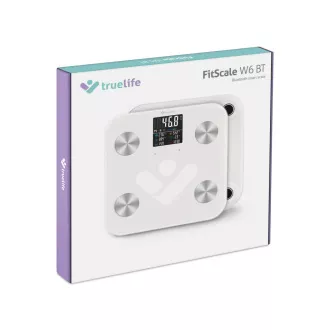 TrueLife FitScale W7 BT - Cântar Bluetooth cu impedanță bioelectrică - Alb