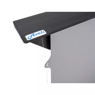 AVELI PREMIUM, floor up, negru, 221x124(16:9) 100"