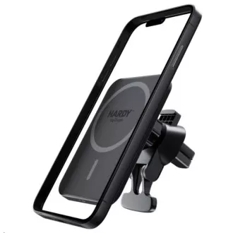 Suport auto 3mk HARDY MagCharger, încărcare wireless 15W, MagSafe