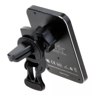 Suport auto 3mk HARDY MagCharger, încărcare wireless 15W, MagSafe