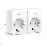 TP-Link Tapo P110(2-pachet)(EU) mini priză WiFi inteligentă (3680W, 16A, 2, 4 GHz, BT)