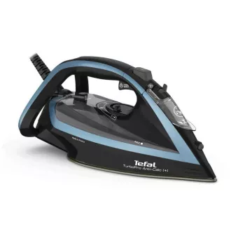 Tefal TurboPro FV5695E1 fier de călcat cu aburi, 3000 W, oprire automată, stropire, negru / albastru
