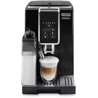 Mașină de cafea automată DeLonghi Dinamica ECAM 350.50.B, 15 bar, 1450 W, râșniță încorporată, sistem de lapte, ceașcă dublă Mașină de cafea automată DeLonghi Dinamica ECAM 350.50.B, 15 bar, 1450 W, râșniță încorporată, sistem de lapte, ceașcă dublă