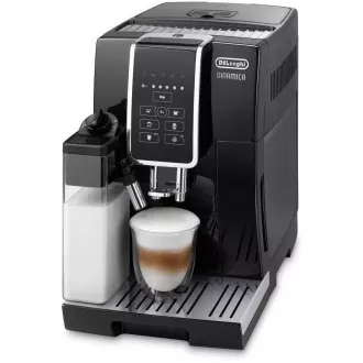 Mașină de cafea automată DeLonghi Dinamica ECAM 350.50.B, 15 bar, 1450 W, râșniță încorporată, sistem de lapte, ceașcă dublă Mașină de cafea automată DeLonghi Dinamica ECAM 350.50.B, 15 bar, 1450 W, râșniță încorporată, sistem de lapte, ceașcă dublă