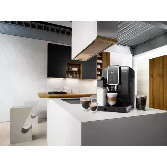 Mașină de cafea automată DeLonghi Dinamica ECAM 350.50.B, 15 bar, 1450 W, râșniță încorporată, sistem de lapte, ceașcă dublă Mașină de cafea automată DeLonghi Dinamica ECAM 350.50.B, 15 bar, 1450 W, râșniță încorporată, sistem de lapte, ceașcă dublă
