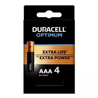 Baterii Duracell OPTIMUM AAA 2400 K4, pachet de 4