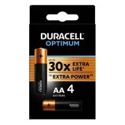 Baterii Duracell OPTIMUM AA 1500 K4, pachet de 4