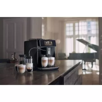 SAECO SM8780/00 Xelsis Deluxe, aparat de cafea cu ecran tactil, recipient pentru lapte, 2 cești deodată, 6 programe, negru SAECO SM8780/00 Xelsis Deluxe, aparat de cafea cu ecran tactil, recipient pentru lapte, 2 cești deodată, 6 programe, negru