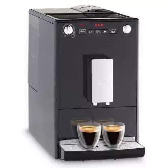 MELITTA Solo Frosted Black, aparat de cafea, 15 Bar, 2 cești deodată, râșniță încorporată, rețetă fără lapte, negru MELITTA Solo Frosted Black, aparat de cafea, 15 Bar, 2 cești deodată, râșniță încorporată, rețetă fără lapte, negru