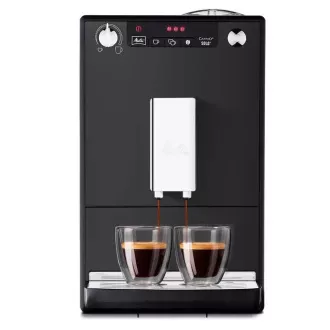 MELITTA Solo Frosted Black, aparat de cafea, 15 Bar, 2 cești deodată, râșniță încorporată, rețetă fără lapte, negru MELITTA Solo Frosted Black, aparat de cafea, 15 Bar, 2 cești deodată, râșniță încorporată, rețetă fără lapte, negru