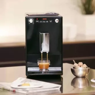 MELITTA Solo Frosted Black, aparat de cafea, 15 Bar, 2 cești deodată, râșniță încorporată, rețetă fără lapte, negru MELITTA Solo Frosted Black, aparat de cafea, 15 Bar, 2 cești deodată, râșniță încorporată, rețetă fără lapte, negru
