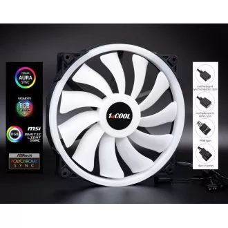 1stCOOL Ventilator AURA EVO, 200mm, ARGB 1stCOOL Ventilator AURA EVO, 200mm, ARGB