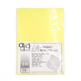 Coperta A4 "L" galben 180mic 10buc Coperta A4 "L" galben 180mic 10buc
