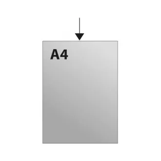 Coperta A4 portret „U” PVC transparent 220x306x0,27mm 100buc