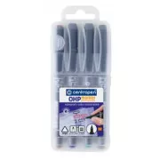 Marker Centropen 2637/4 M permanent 4 culori 0,6 mm